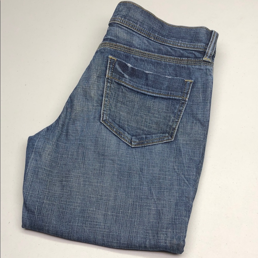VINTAGE OLD NAVY LOW WAIST STRETCH CAPRI JEANS 10/30x22 ⭐️